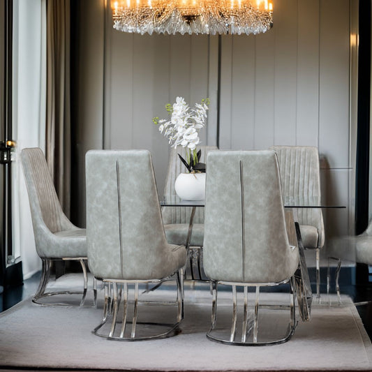 Biagiotti luxe high back chair
