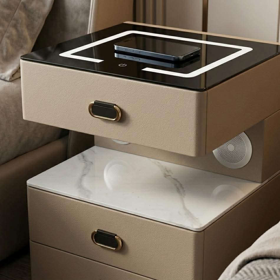 Nexus smart wireless charging pedestal
