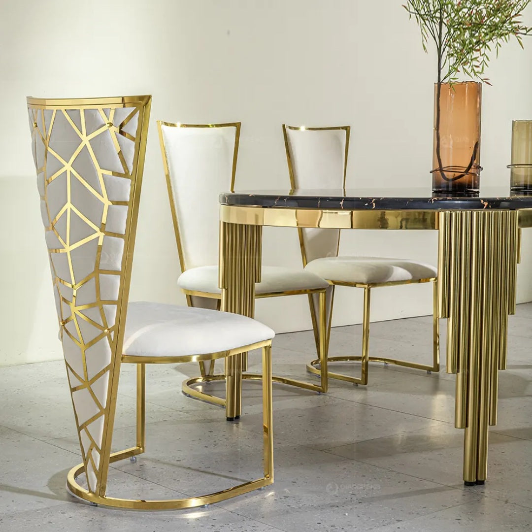 Azra luxe 6 seater dining set