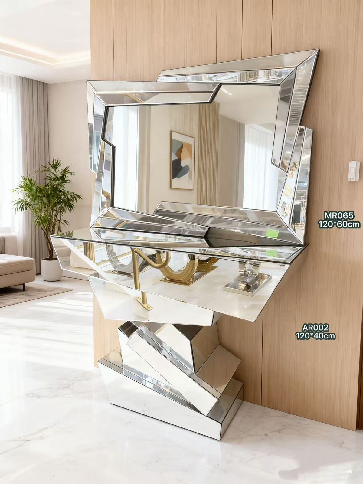 Novelle luxe console/mirror set