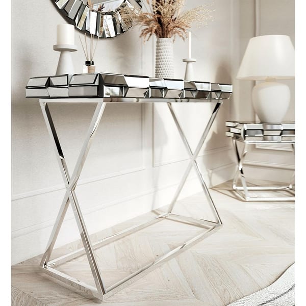 Knightsbridge mirrored server table