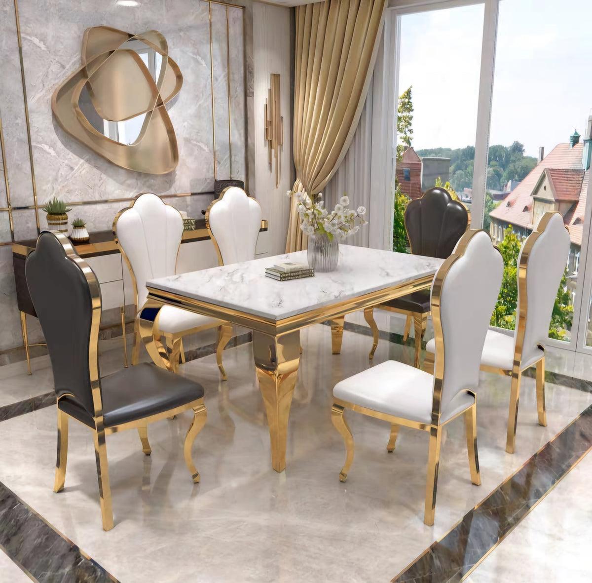 Cassini 6/8 Seater Dining Set