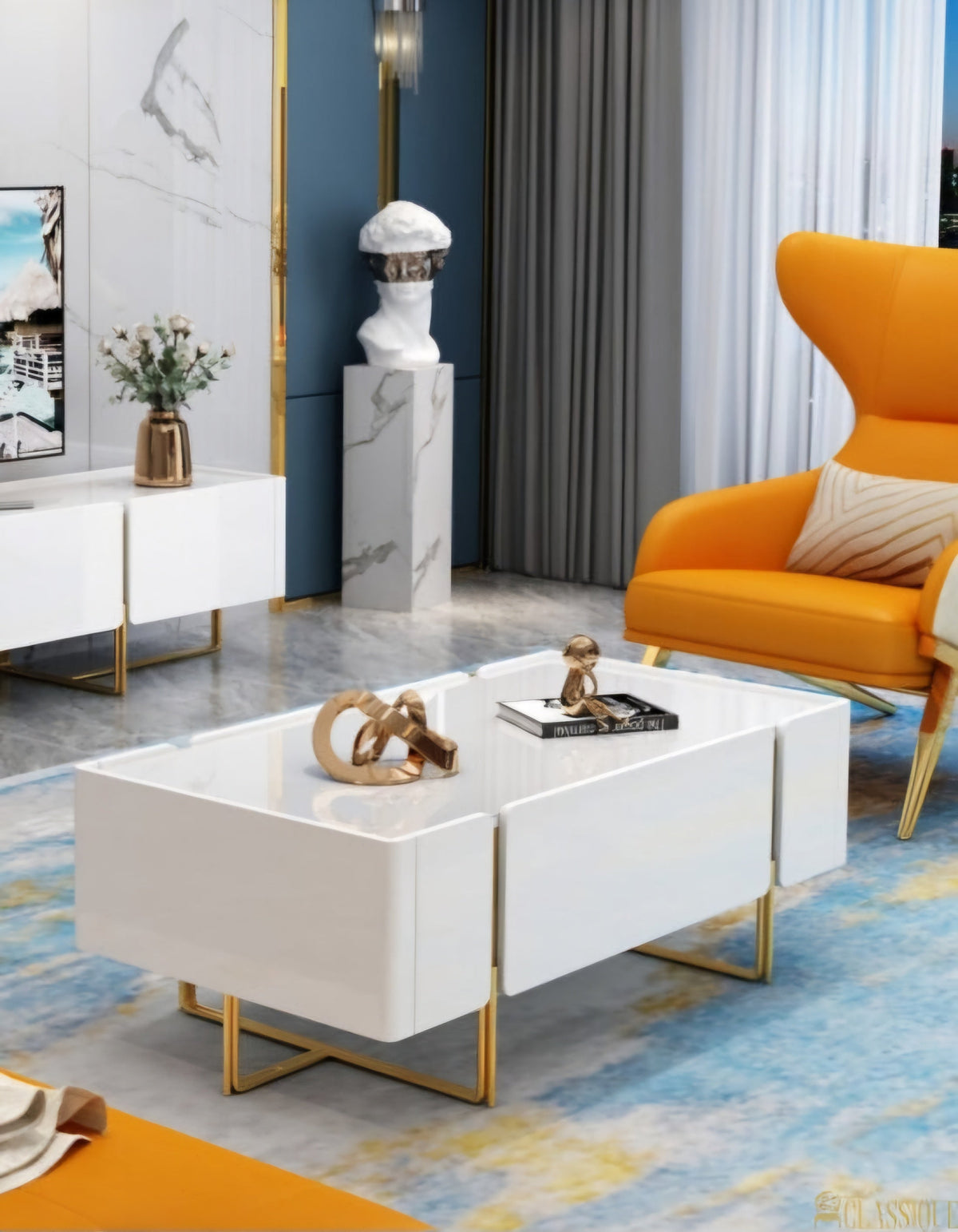 Belize coffee table