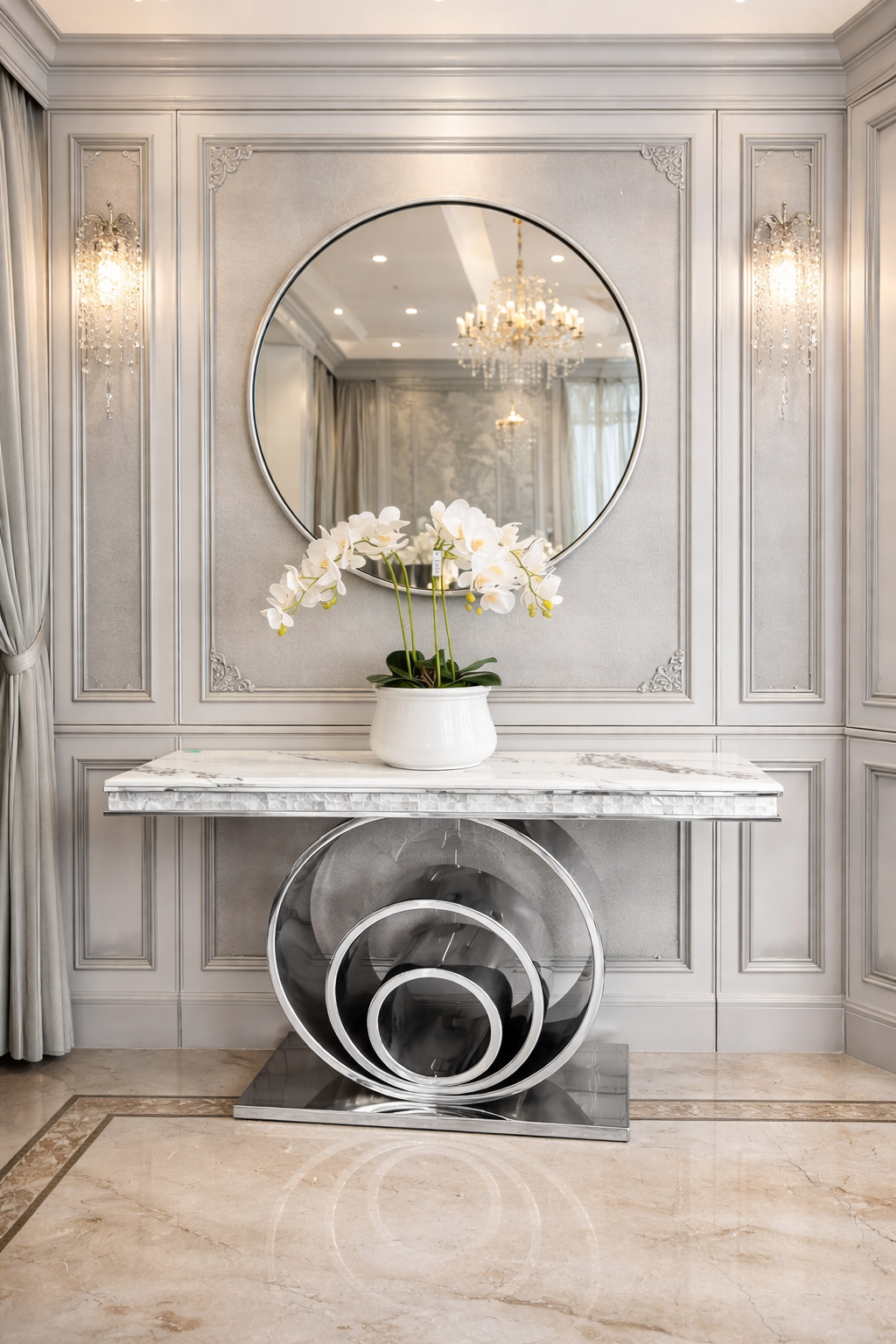 Marcia marble console
