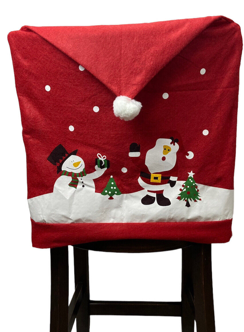 Holiday Knit Christmas Chair Back Cover Sweater