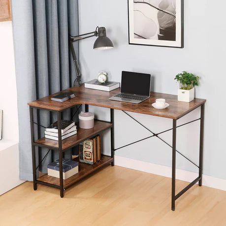 MFurn L-Shaped Foldable Computer & Gaming Desk – Corner Workstation