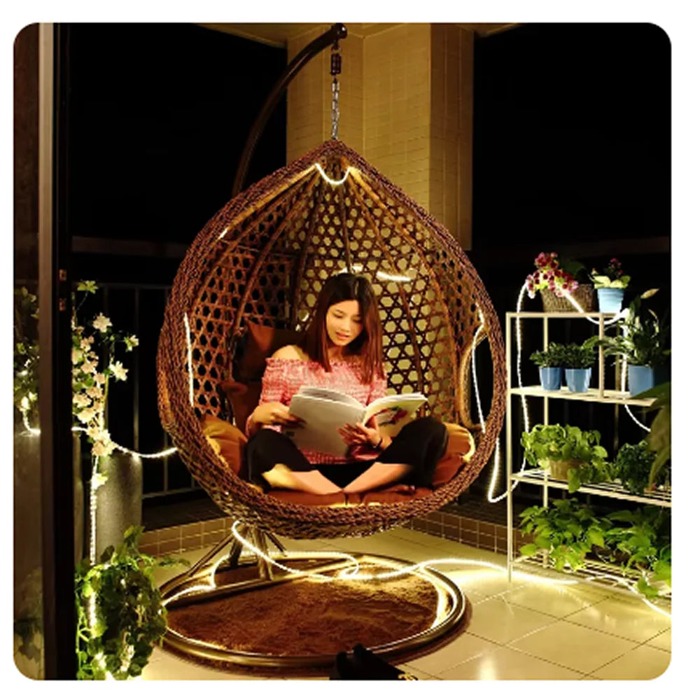 Mhome Stylish Outdoor Single Seater Egg Swing Chair