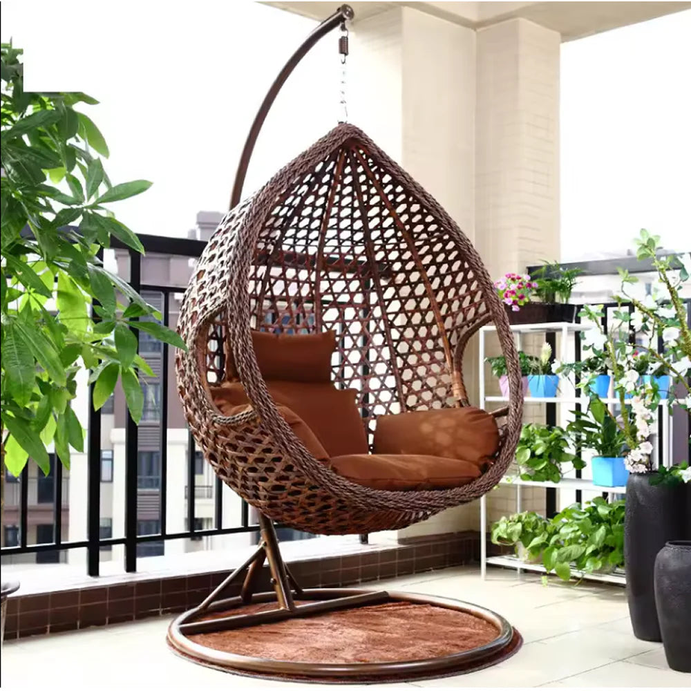 Mhome Stylish Outdoor Single Seater Egg Swing Chair