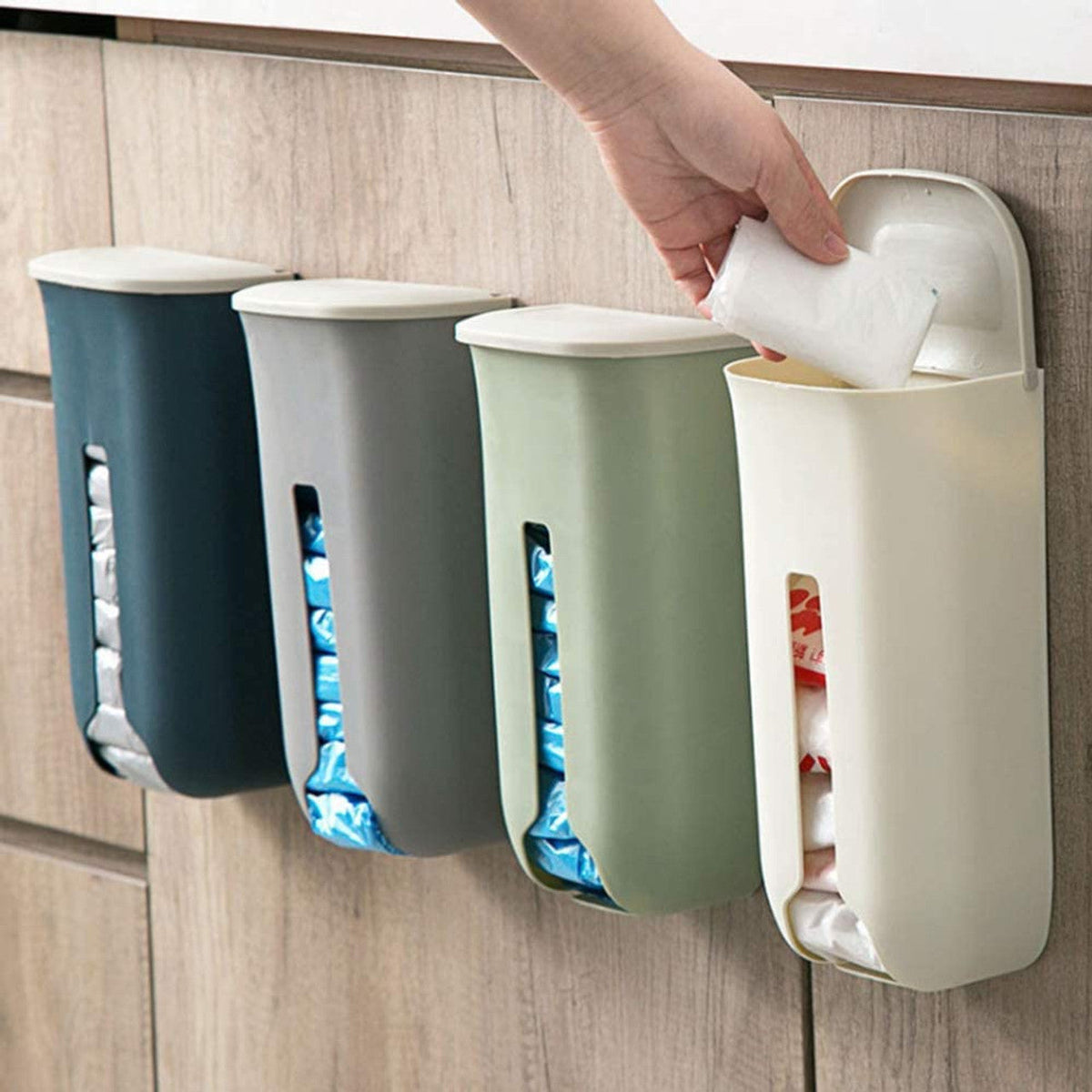 Smart Plastic Bag Storage And Dispensers
