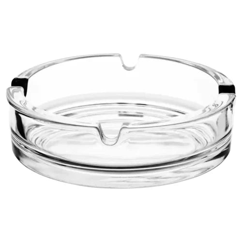 MHome Durable Glass Ash Tray In Round And Square Shape For Home Or Office