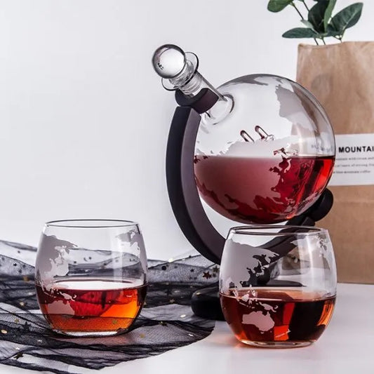 Zion whiskey decanter set